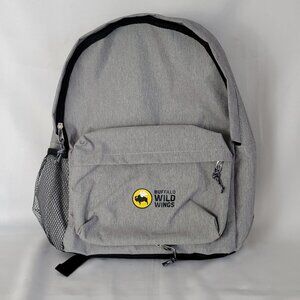 Buffalo Wild Wings Back Removable Waist Fanny Pack Book Bag Work Bag NWT Gray